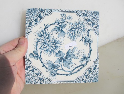 Victorian ceramic tile floral - victorian,