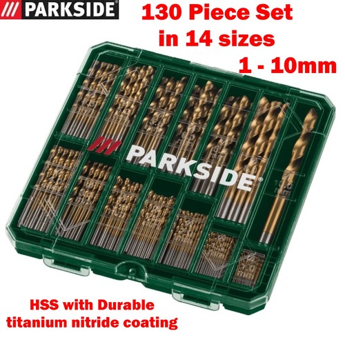 Parkside 130pc hss drill - 130pc,