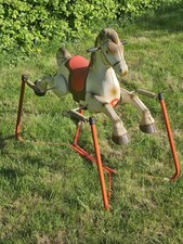 Original MOBO Vintage Metal Rocking Horse 