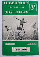 Hibernian v Third Lanark 14th November 1964