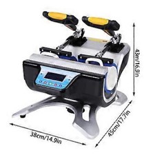 Dual Mug Heat Press ST-210 Machine Sublimation 11oz Cup Transfer Printing *USED*