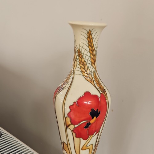Rare moorcroft harvest poppy - ,