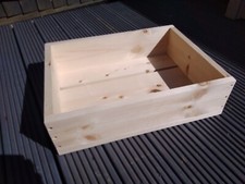 Large wooden storage box