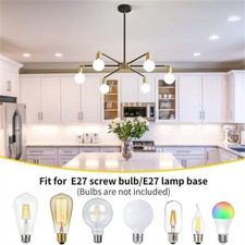 Adjustable Sputnik Chandelier Vintage Pendant Light Retro LED Ceiling Lamp UK