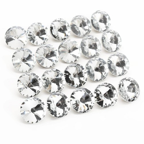Diamante buttons crystal - diamante, glass