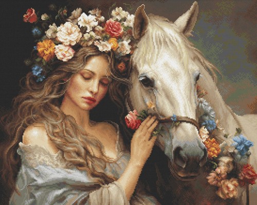 Cross stitch kit luca gold - kit,