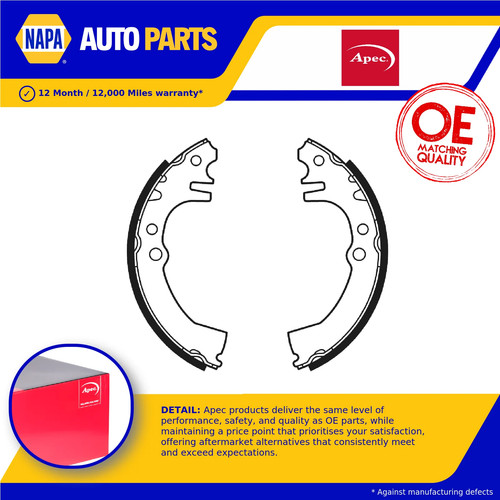 Brake shoes set fits - brake, perodua