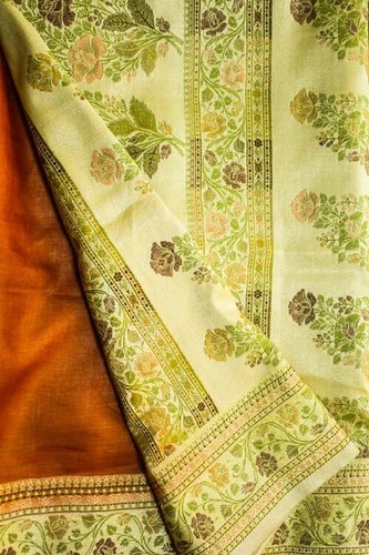 Pure silk saree tussar sari - silk,