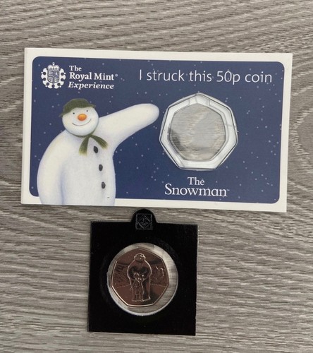 2019 snowman 50p coin royal - 2019,