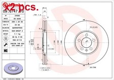 X2 PCS FRONT BRAKE DISC ROTOS