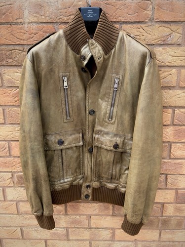 Gucci leather madonna bomber - madonna,