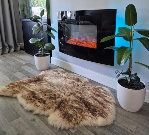 Real sheepskin rug - real,