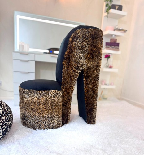 Stiletto high heel shoe - high, chair