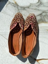 Indian Pakistani Punjabi Jutti Khussa Wedding Shoes Women UK Size 5.5 Only