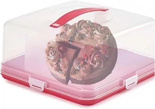 Portable cake carrier box with - portable,