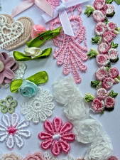 Floral Trim Appliqué Sewing