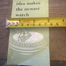 Rolex watch  1952-Booklet