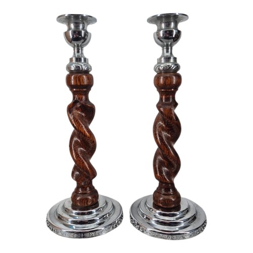 Pair vintage art deco - vintage, barley