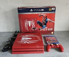 Limited Edition Red Spiderman 1TB PS4 Pro Sony PlayStation 4 Spider-man Console