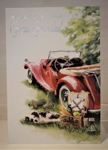 Great grandad birthday card - birthday,