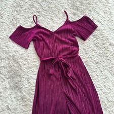 Topshop Plisse Velvet Tie