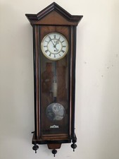 Large Single Weight Driven Precision Vienna Regulator Wall Clock 110cm