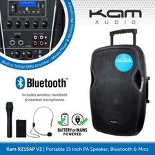 Kam rz15ap 1000w portable - kam,
