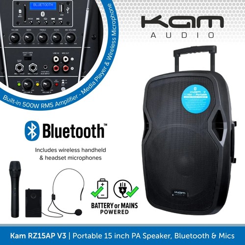 Kam rz15ap 1000w - kam, portable