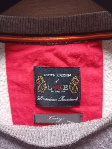 Luke jumper mens large grey - mens,
