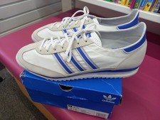 ADIDAS Originals SL72 Men Running Trainers, White Blue sneakers (FV9782) box 9.5