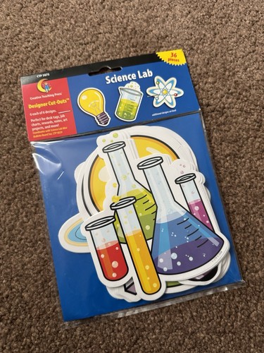 Science lab cut outs - outs, pack