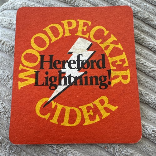 Woodpecker cider vintage 1970s - vintage,