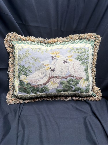 Vtg handmade needlepoint - handmade,