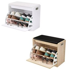 Shoe Bench Storage Cabinet Box