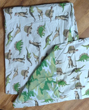 Mini Boden dinosaur/camouflage print single duvet cover+pillow case- single