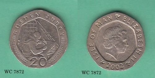 Isle man 20p twenty pence - isle,