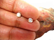 Round White  Mother of Pearl