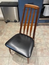 8 x Niels Koefoeds Eva Dining Chairs - Teak 