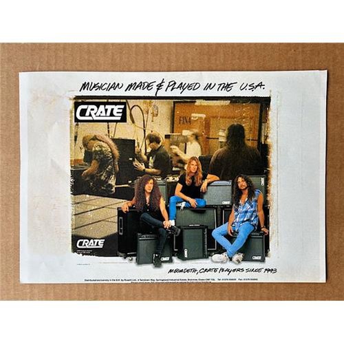 Megadeth crate memorabilia - crate,