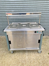Hot Cupboard Bain Marie Moffat 3FBMQGTS Tray Slide Castors Recon Catering Equip