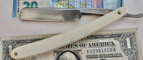 Old straight razor - old,