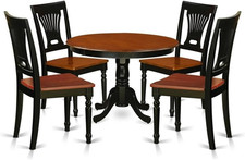 5-Piece Black & Cherry Kitchen