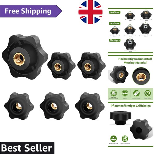Star nuts set - m8,