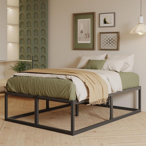 High metal bed frame - 46,