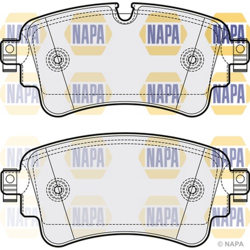 Brake pads set for audi - pads, a4