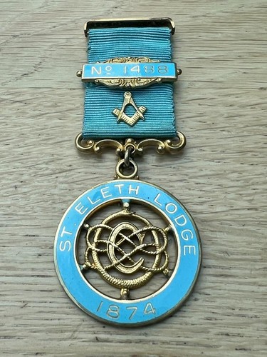 Rare silver enamel - &, masonic