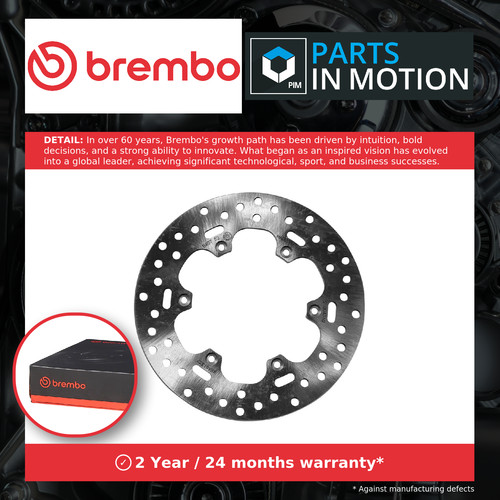 Motorcycle brake disc 68b40752 - motorcycle,