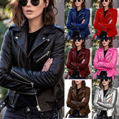 Women biker jacket slim - uk,