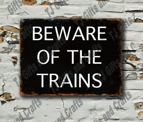 Beware the trains - trains, metal