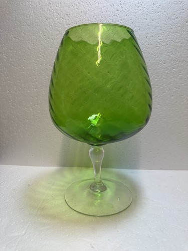 Empoli glass vase fish bowl - empoli,